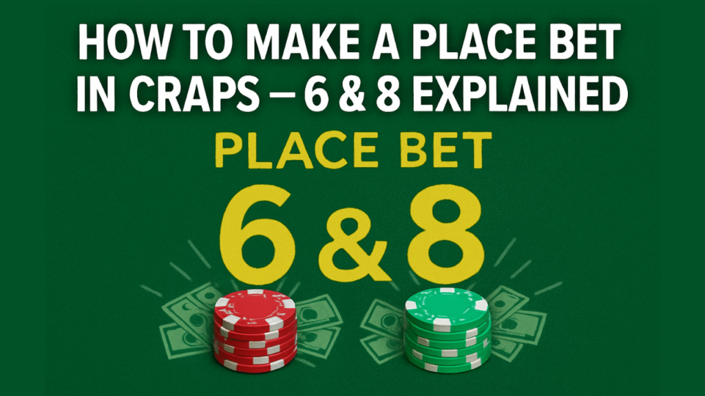 How To Make A Place Bet in Craps 6 & 8